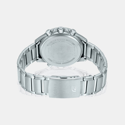 Edifice Men Quartz Black Dial Analog-Digital Stainless Steel Watch EX545