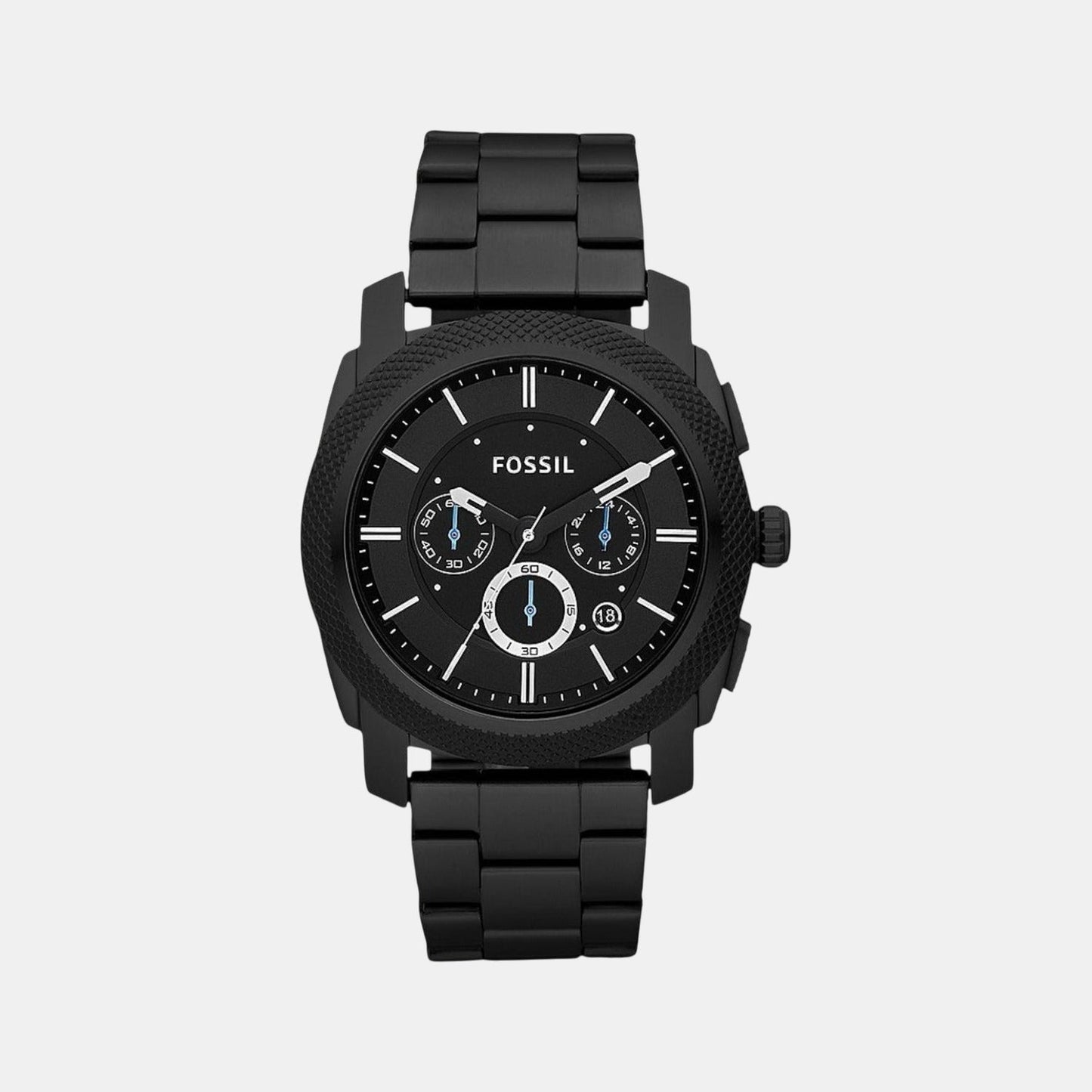 Machine Men Quartz Black Dial Chronograph Stainless Steel Watch FS4552