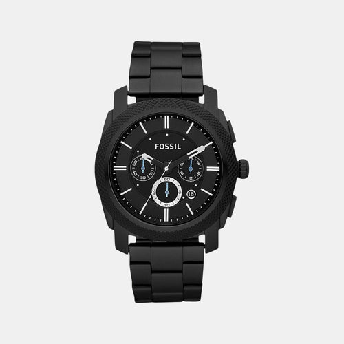 Machine Men Quartz Black Dial Chronograph Stainless Steel Watch FS4552