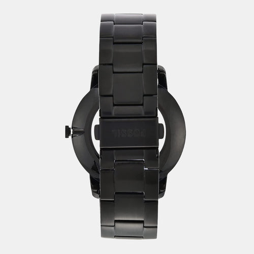 The Minimalist 3H Men Quartz Black Dial Analog Stainless Steel Watch FS5308