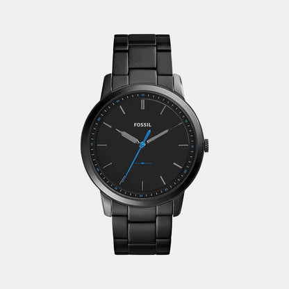 The Minimalist 3H Men Quartz Black Dial Analog Stainless Steel Watch FS5308I