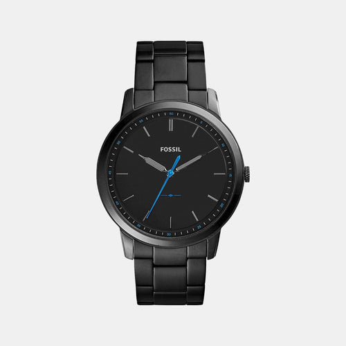 The Minimalist 3H Men Quartz Black Dial Analog Stainless Steel Watch FS5308I