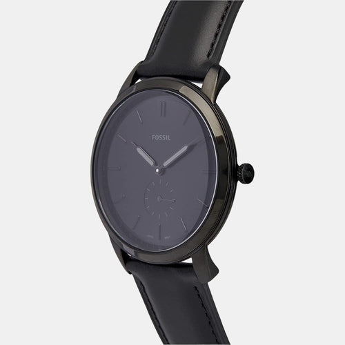 The Minimalist - Mono Men Quartz Black Dial Analog Leather Watch FS5447