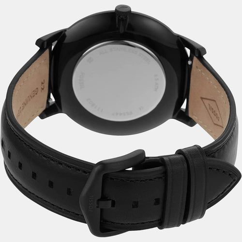 The Minimalist - Mono Men Quartz Black Dial Analog Leather Watch FS5447