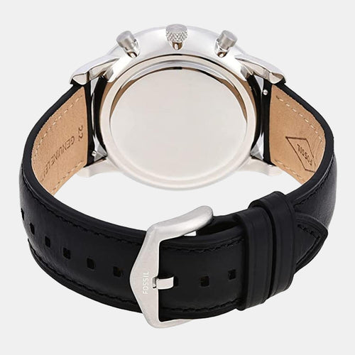 Neutra Men Quartz Black Dial Chronograph Leather Watch FS5452