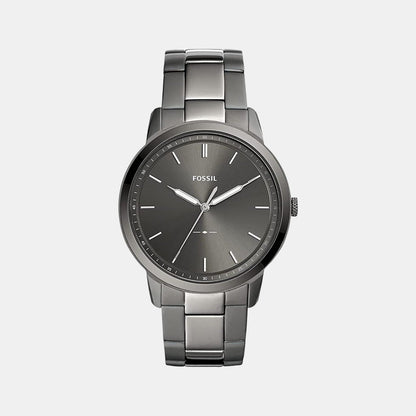 The Minimalist 3H Men Quartz Grey Dial Analog Stainless Steel Watch FS5459
