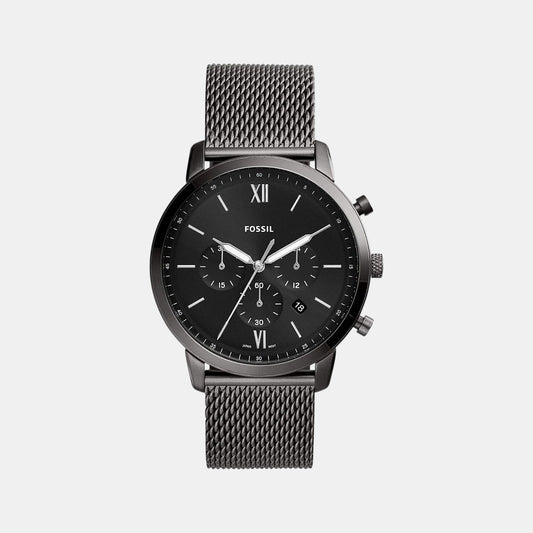 Neutra Chrono Men Quartz Black Dial Chronograph Stainless Steel Watch FS5699