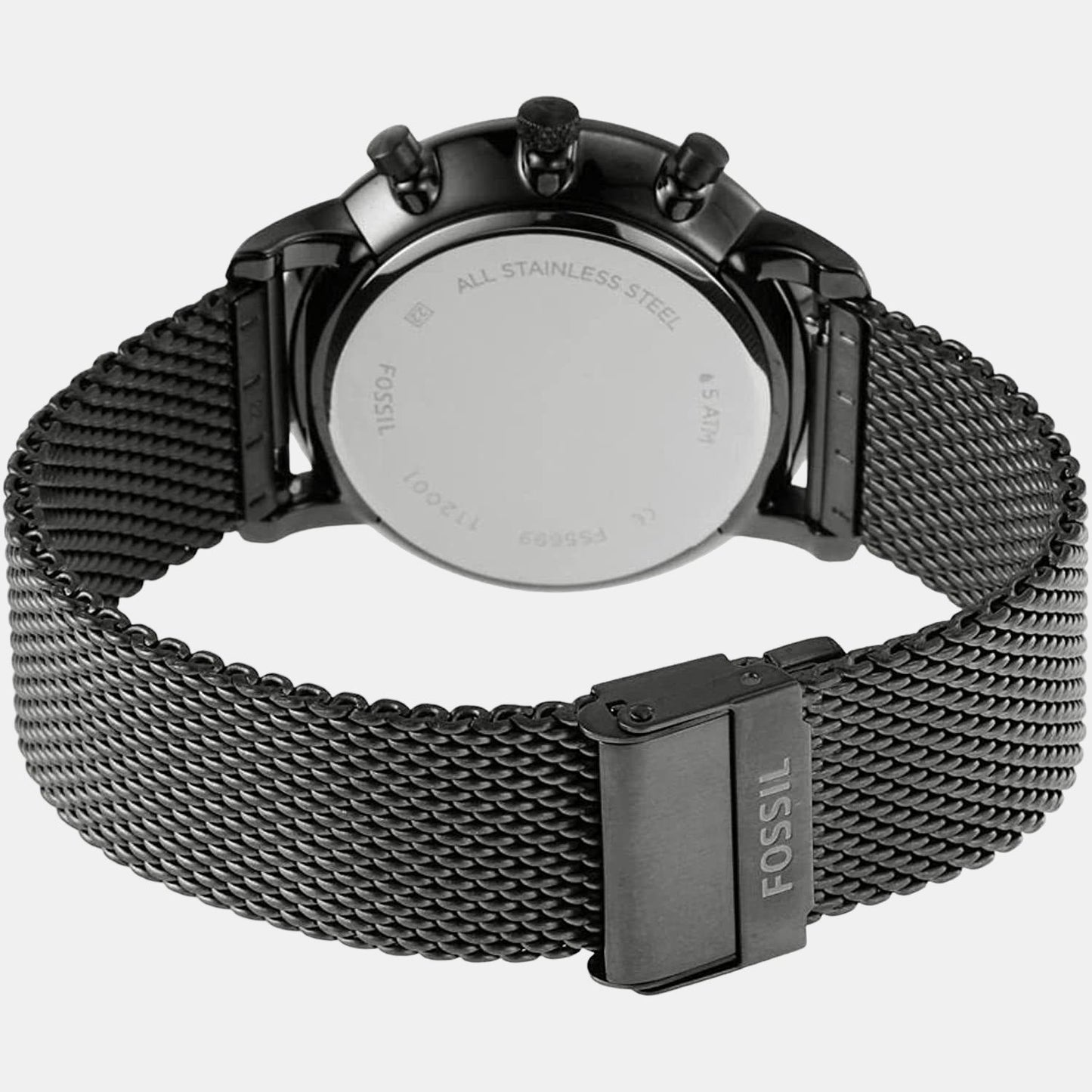 Neutra Chrono Men Quartz Black Dial Chronograph Stainless Steel Watch FS5699
