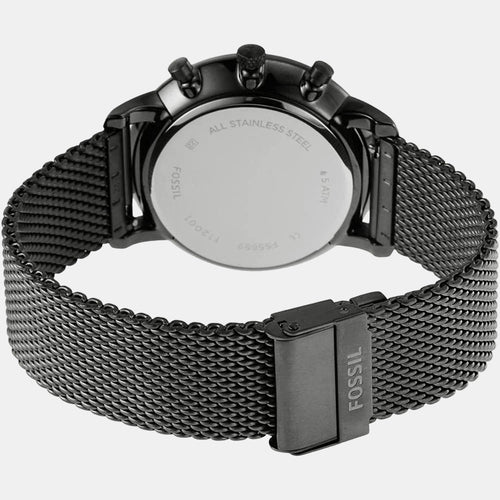 Neutra Chrono Men Quartz Black Dial Chronograph Stainless Steel Watch FS5699