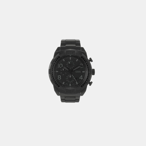 Bronson Men Quartz Black Dial Chronograph Stainless Steel Watch FS5712I
