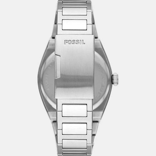 Everett Men Quartz Black Dial Analog Stainless Steel Watch FS5821