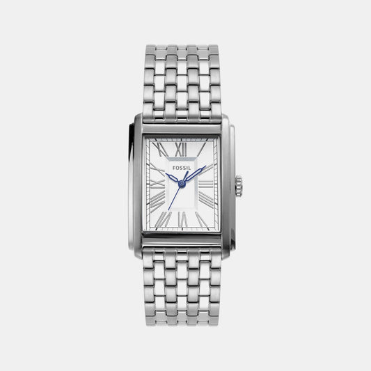 Carraway Men Quartz Silver Dial Analog Stainless Steel Watch FS6008