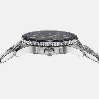 Fossil Blue Dive Men Quartz Blue Dial Analog Stainless Steel Watch FS6029