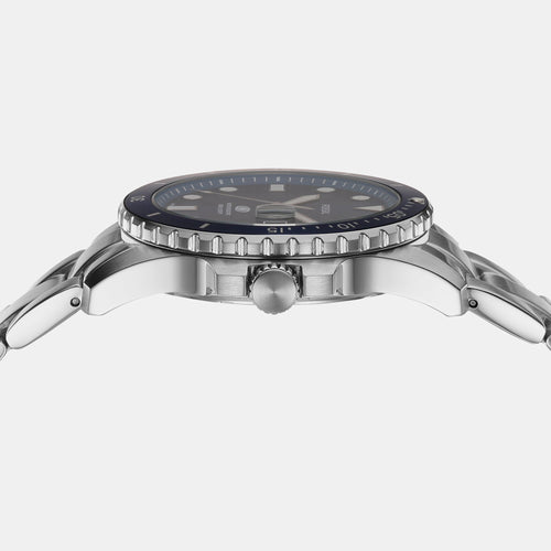 Fossil Blue Dive Men Quartz Blue Dial Analog Stainless Steel Watch FS6029