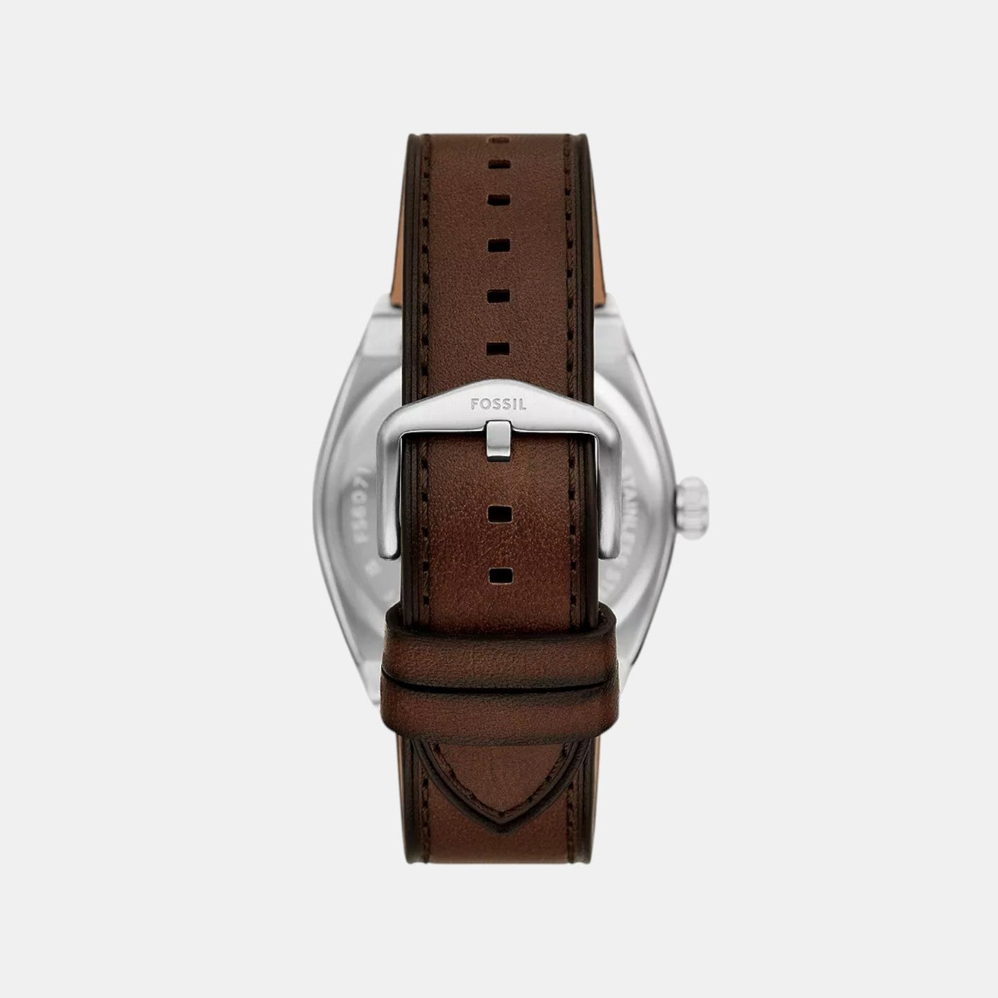 Everett Men Quartz Cream Dial Analog Leather Watch FS6071