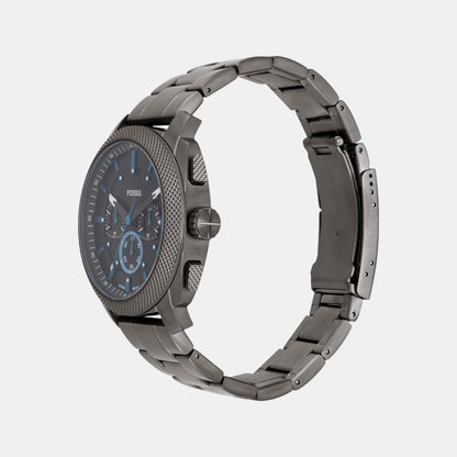 Machine Men Quartz Black Dial Chronograph Stainless Steel Watch FS6098