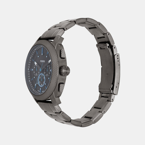 Machine Men Quartz Black Dial Chronograph Stainless Steel Watch FS6098