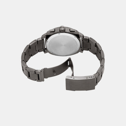 Machine Men Quartz Black Dial Chronograph Stainless Steel Watch FS6098