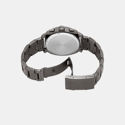 Machine Men Quartz Black Dial Chronograph Stainless Steel Watch FS6098
