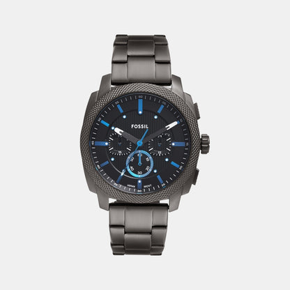 Machine Men Quartz Black Dial Chronograph Stainless Steel Watch FS6098