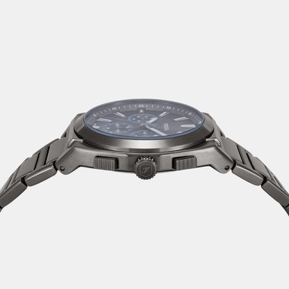 Everett Men Quartz Grey Dial Chronograph Stainless Steel Watch FS6107