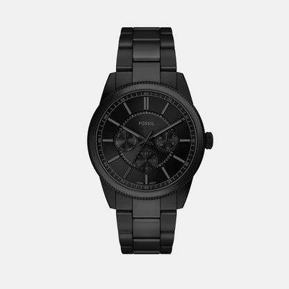 Pearson Men Quartz Black Dial Analog Stainless Steel Watch FS6135