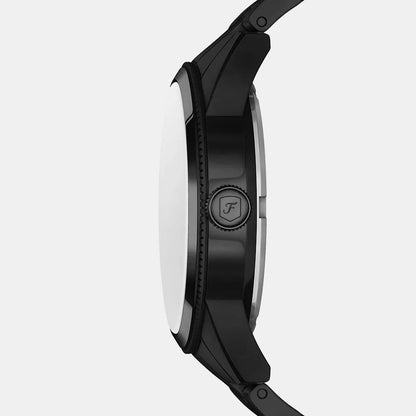 Pearson Men Quartz Black Dial Analog Stainless Steel Watch FS6135
