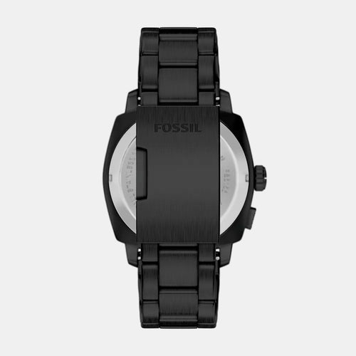 Machine Big Tic Men Quartz Black Dial Analog-Digital Stainless Steel Watch FS6156