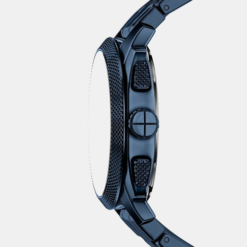 Machine Men Quartz Blue Dial Chronograph Stainless Steel Watch FS6167