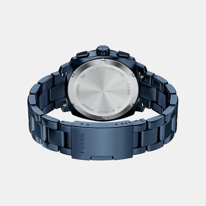 Machine Men Quartz Blue Dial Chronograph Stainless Steel Watch FS6167