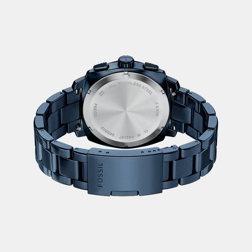 Machine Men Quartz Blue Dial Chronograph Stainless Steel Watch FS6167