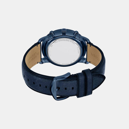 Neutra Men Quartz Blue Dial Chronograph Leather Watch FS6168