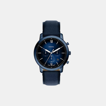 Neutra Men Quartz Blue Dial Chronograph Leather Watch FS6168