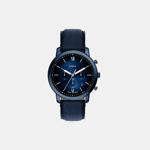 Neutra Men Quartz Blue Dial Chronograph Leather Watch FS6168