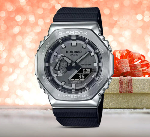 G-Shock Men Quartz Grey Dial Analog-Digital Resin Watch G1159