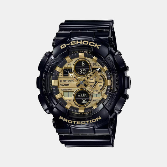 G-Shock Men Quartz Gold Dial Analog-Digital Resin Watch G1021