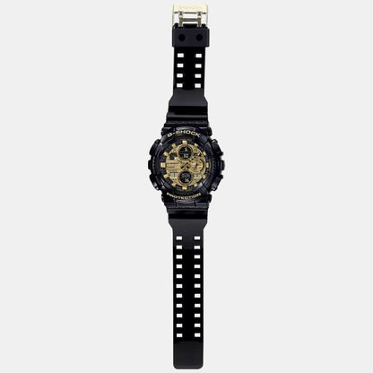 G-Shock Men Quartz Gold Dial Analog-Digital Resin Watch G1021