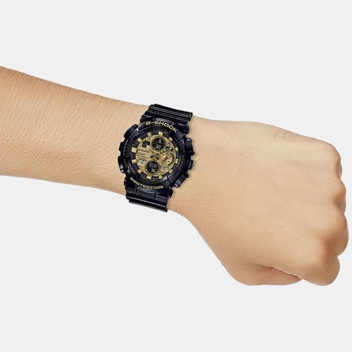 G-Shock Men Quartz Gold Dial Analog-Digital Resin Watch G1021