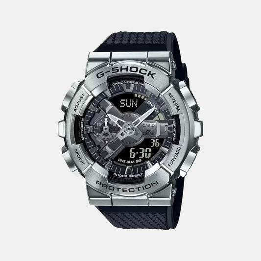G-Shock Men Quartz Silver Dial Analog-Digital Resin Watch G1051
