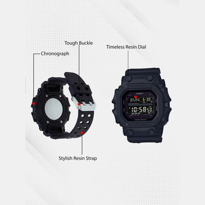 G-Shock Men Quartz Black Dial Digital Resin Watch G1056