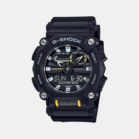 G-Shock Men Quartz Black Dial Analog-Digital Resin Watch G1057