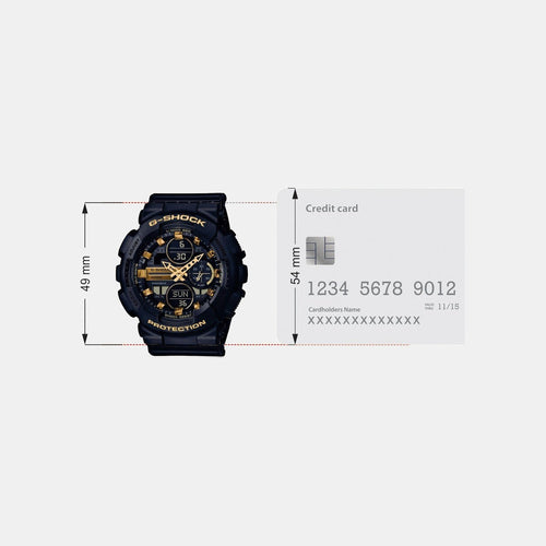 G-Shock Women Quartz Black Dial Analog-Digital Resin Watch G1060