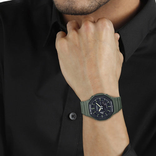G-Shock Men Quartz Black Dial Analog-Digital Resin Watch G1065