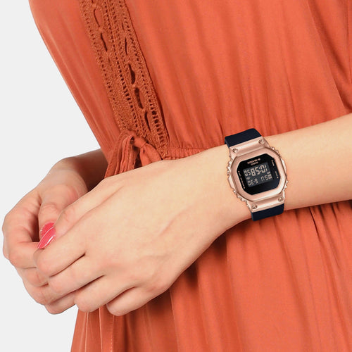 G-Shock Women Quartz Rose Gold Dial Digital Resin Watch G1070