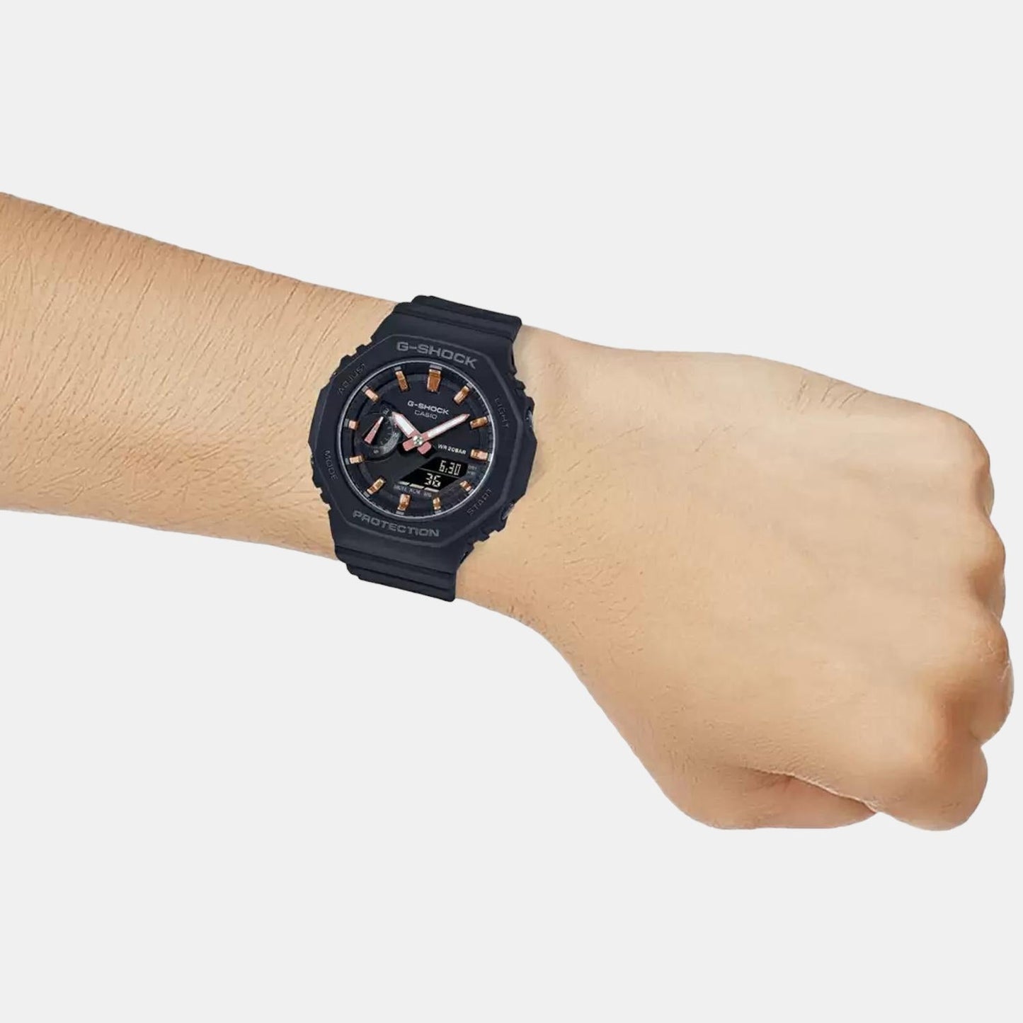 G-Shock Women Quartz Black Dial Analog-Digital Resin Watch G1107