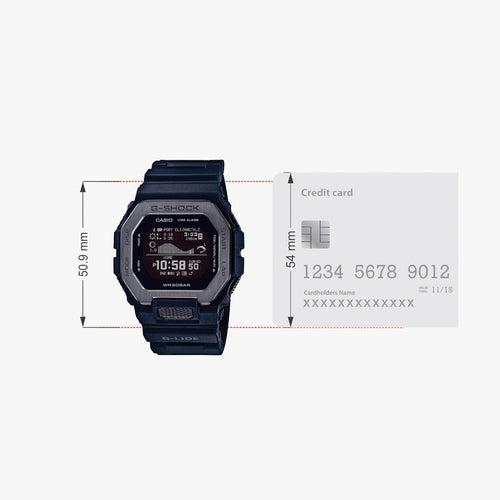 G-Shock Men Quartz Black Dial Digital Resin Watch G1125