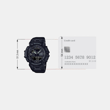 G-Shock Men Quartz Black Dial Analog-Digital Resin Watch G1135