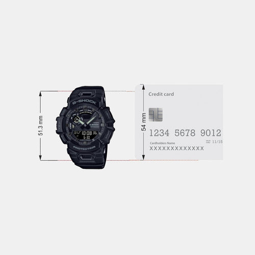 G-Shock Men Quartz Black Dial Analog-Digital Resin Watch G1135