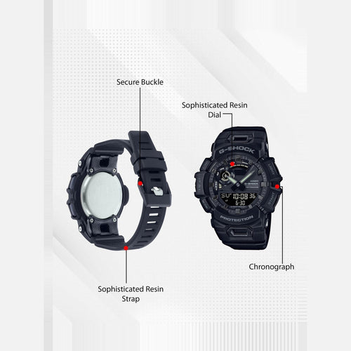 G-Shock Men Quartz Black Dial Analog-Digital Resin Watch G1135