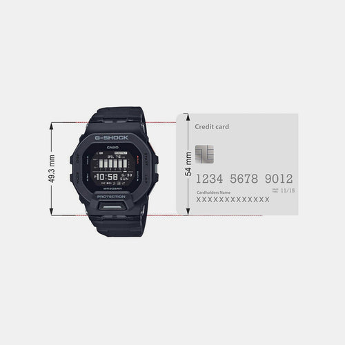 G-Shock Men Quartz Black Dial Digital Resin Watch G1146